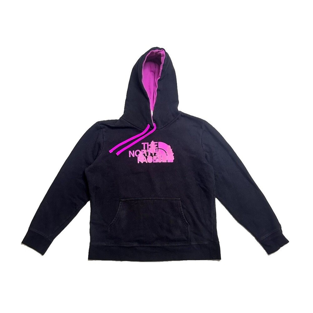 The North Face Women’s XL Black Pink Tree Logo Pullover Hoodie